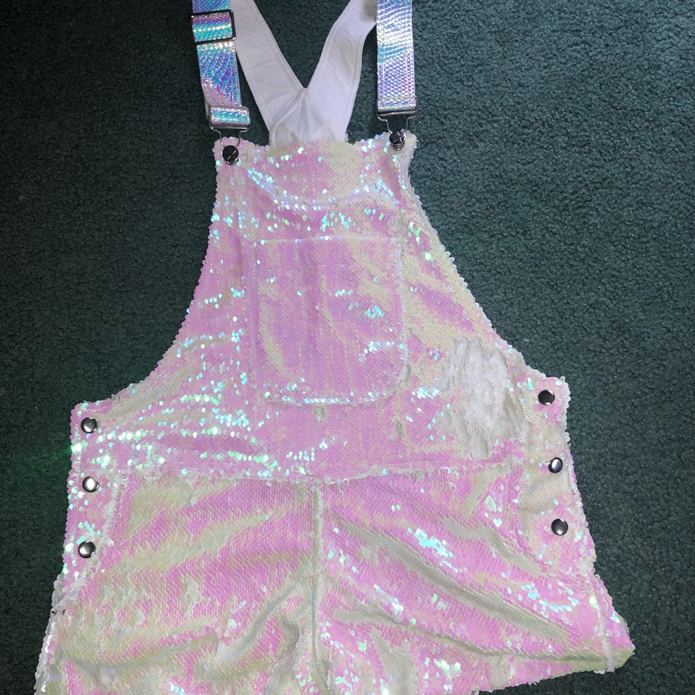 Jackalope Land Worn once Sequin Jumpsuit